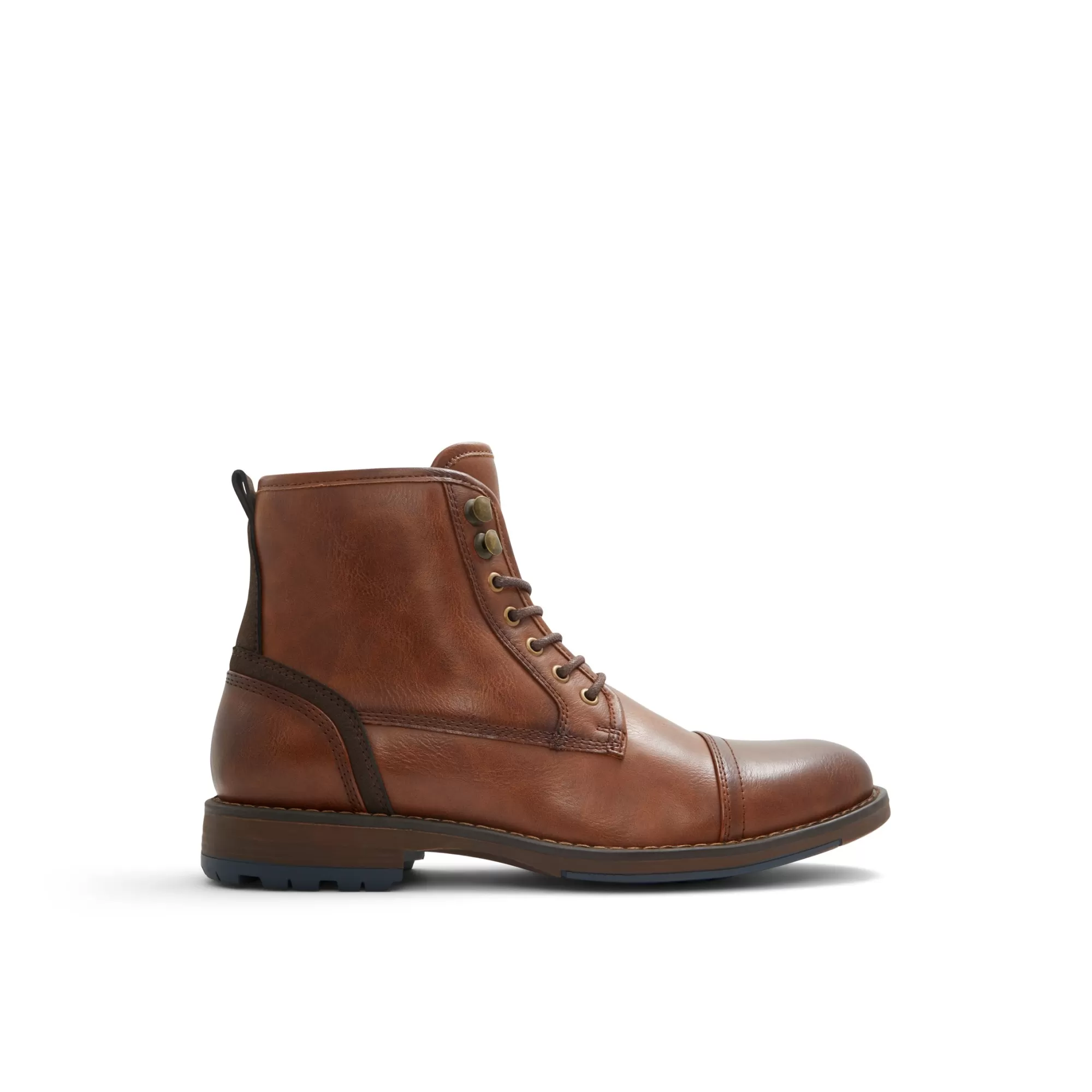Core Essentials | Boots*Call It Spring Donovann Cognac Synthetic Mixed Material